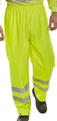 Hi-Vis PU Overtrousers (Saturn Yellow)
