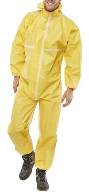 Disposable Coverall Microporous Type 3/4/5/6 (Yellow)