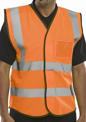 ID Vest Hi-Vis  (Orange)