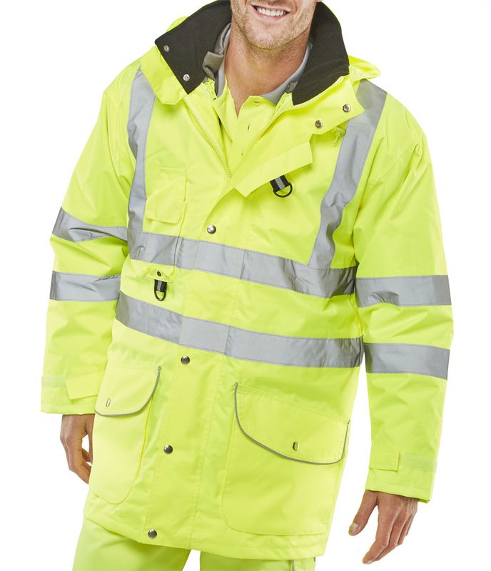 Elsener Hi-Vis 7-in-1 Jacket and Bodywarmer Waterproof  (Saturn Yellow)