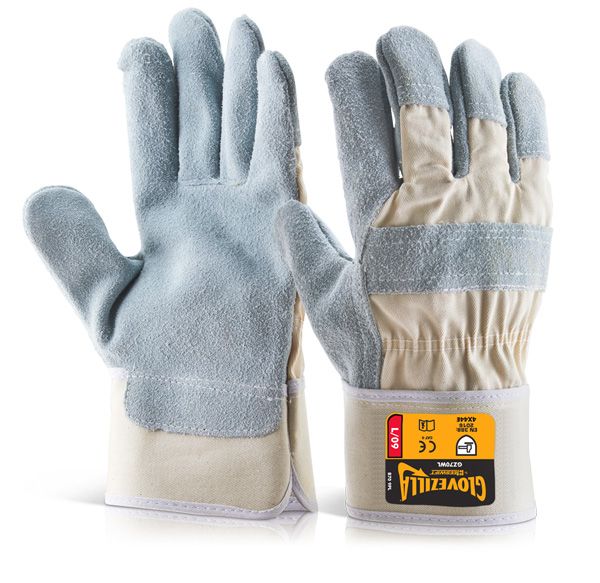 Glovezilla Cut Resistant Rigger Gloves (White)