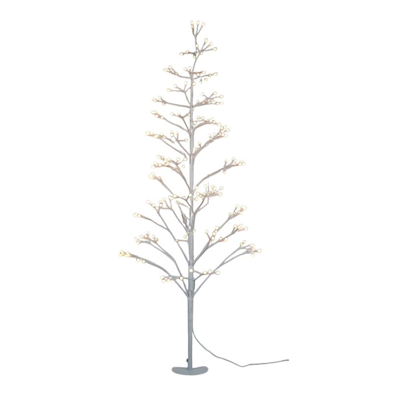 Pre Lit LED Tree with Selectable White Lights 8 Functions Indoor Outdoor Use 5 Sizes Wedding Seasonal Christmas Display Pre Lit LED Tree with Selectable White Lights 8 Functions Indoor Outdoor Use 5 Sizes Wedding Seasonal Christmas Display