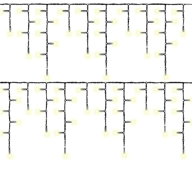 LED Icicle Lights Cool/ Warm White, Black or White Rubber Cable 60/40/20cm Drop LED Icicle Lights Cool/ Warm White, Black or White Rubber Cable 60/40/20cm Drop