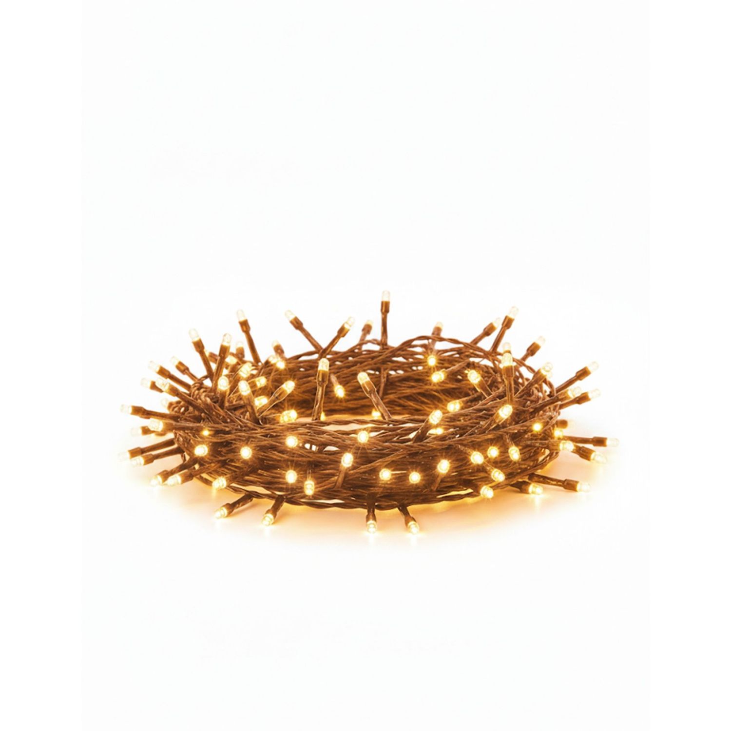 LED Cluster Lights Outdoor Indoor Connectable Rubber Cable Mains Fairy String Lighting Warm White Cool White Copper Gold RGB