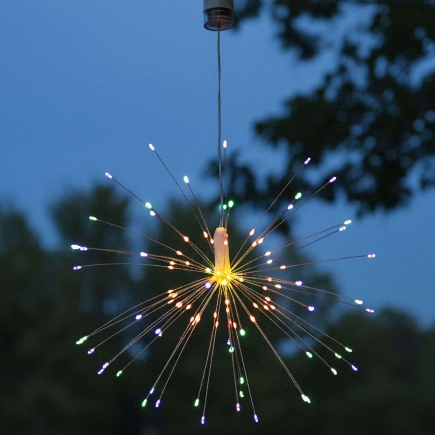 Battery Operated Hanging LED Celebration Light 80 Multi Colour LEDs 9 Modes