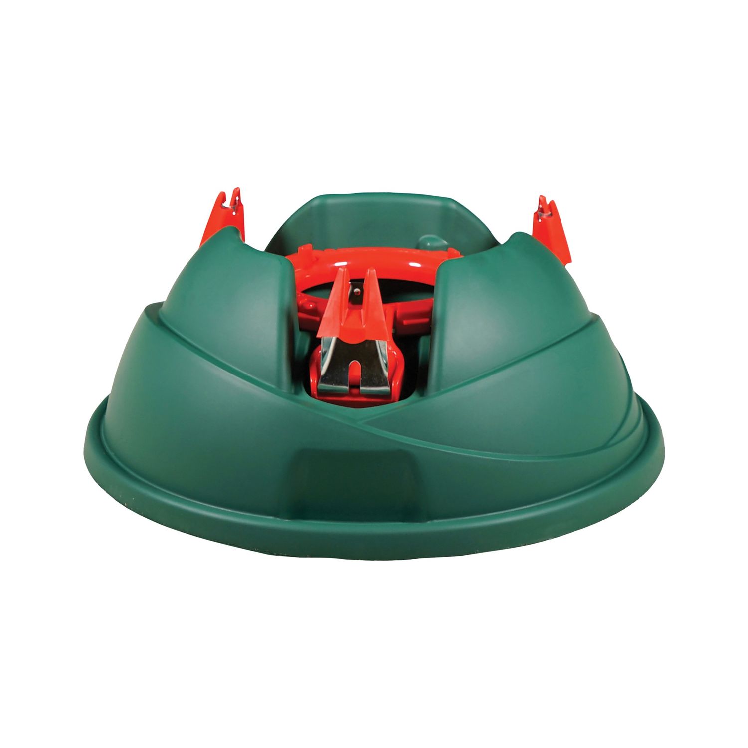 Christmas Tree Stand for Real Trees Up to 2.8m Tall with 3 Metal Clasps and 1.2L Water Tank Secure Auto Lock Design