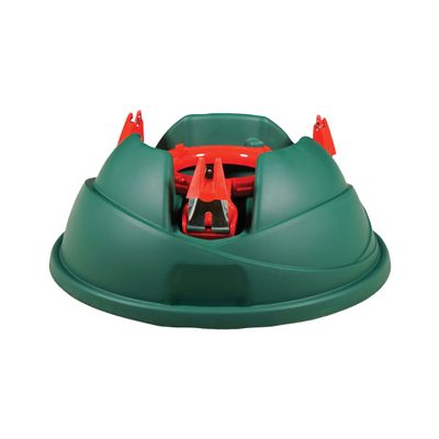 Christmas Tree Stand for Real Trees Up to 2.8m Tall with 3 Metal Clasps and 1.2L Water Tank Secure Auto Lock Design