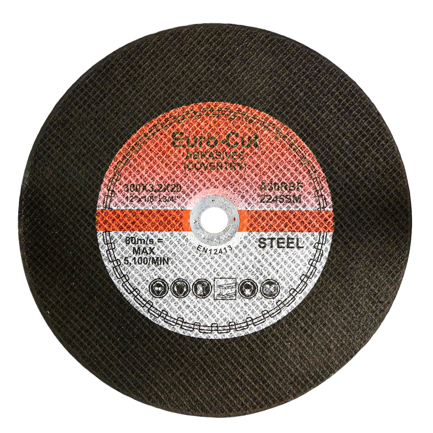 300mm (12 300mm (12") Professional Metal Cutting Abrasive Discs for Stihl Saws