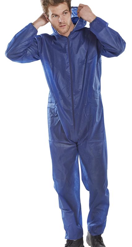 Polprop Disposable Coverall Navy (Pack of 50)