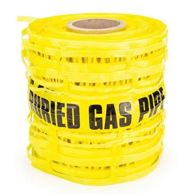 Detectable Mesh (Gas Pipe) Durable Underground Service Marker (Various Sizes)