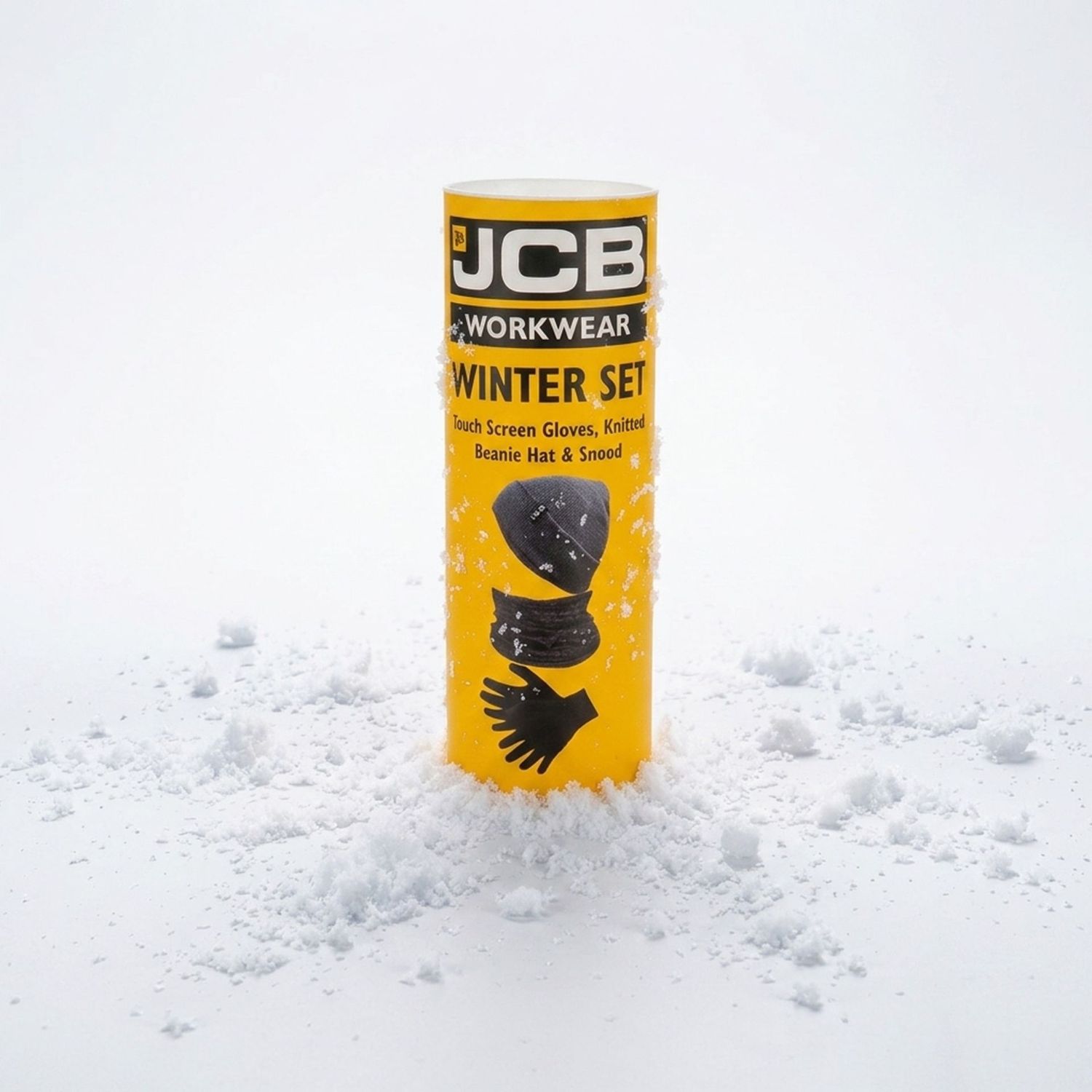 Pegdev JCB Workwear Winter Set Beanie Snood Touch Screen Gloves Pegdev JCB Workwear Winter Set Beanie Snood Touch Screen Gloves