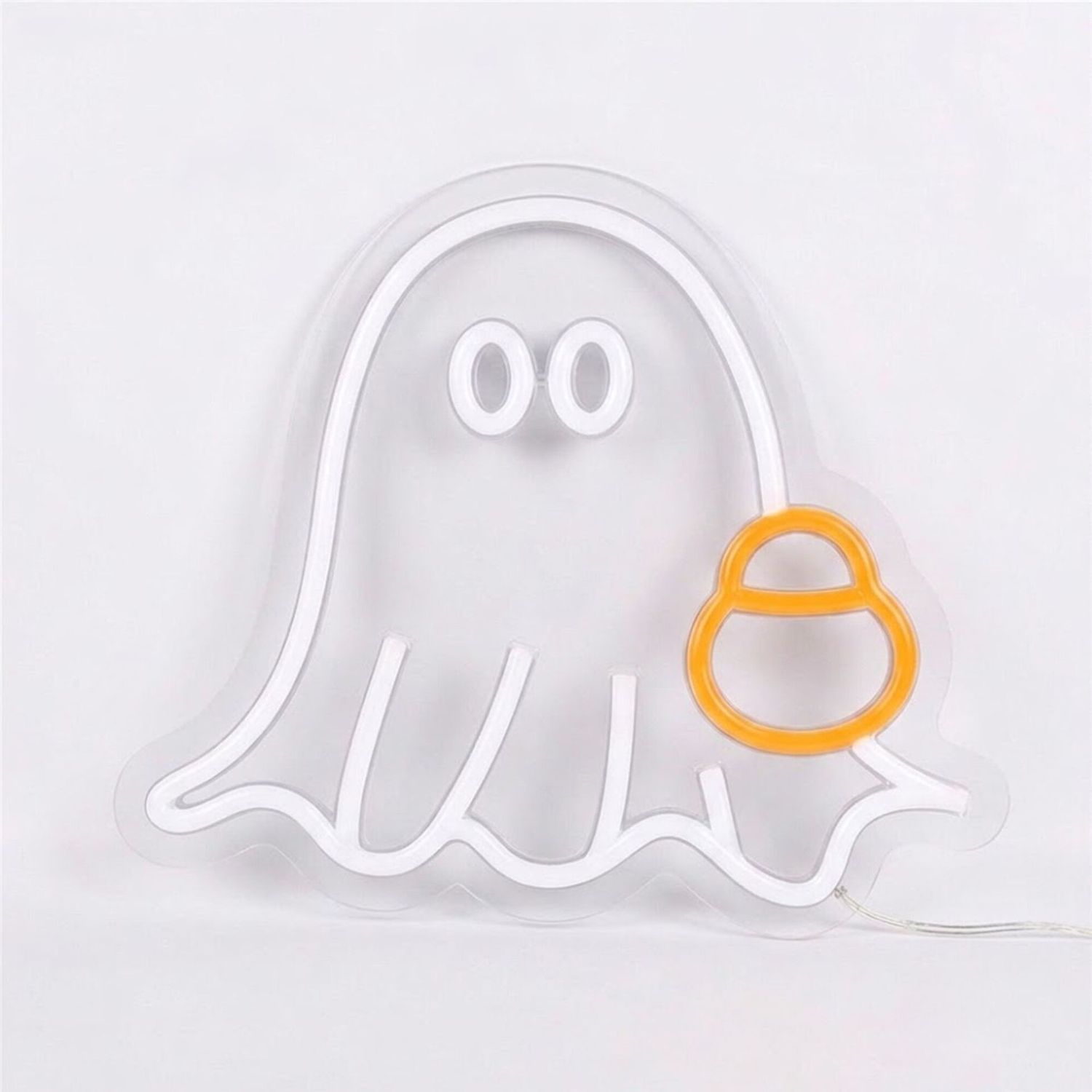 USB Powered Ghost Neon Silhouette Light Wall Decoration