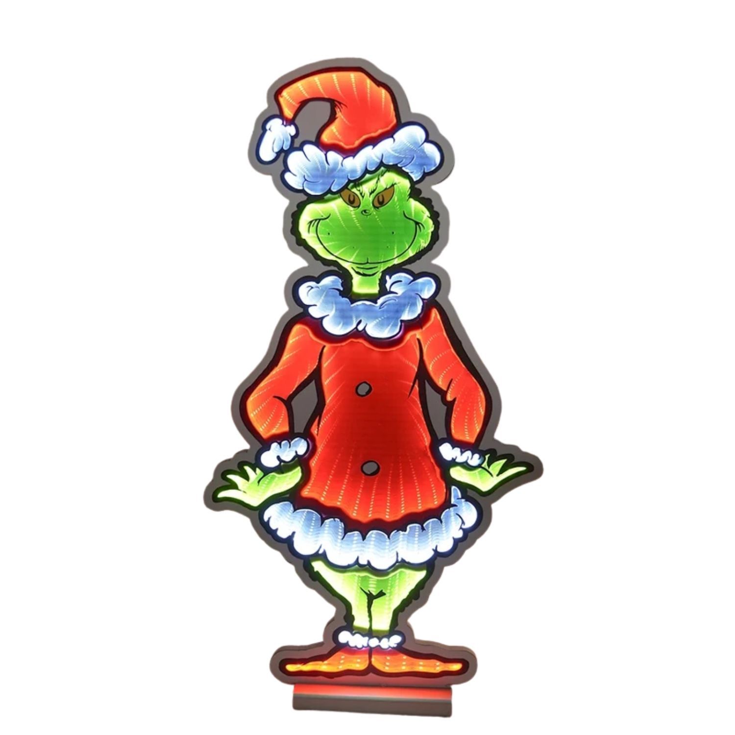 60cm The Grinch LED Standing Infinity Light