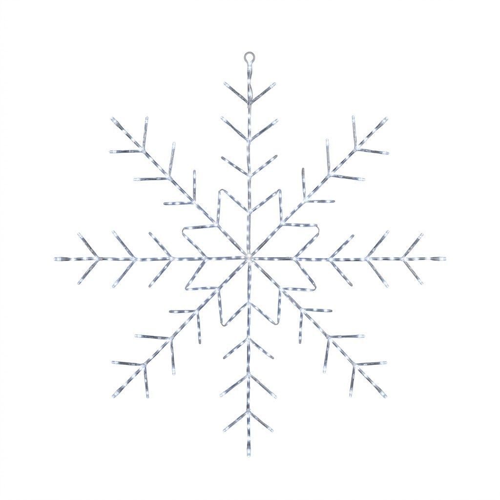 61cm White Micro LED Christmas Snowflake 61cm White Micro LED Christmas Snowflake
