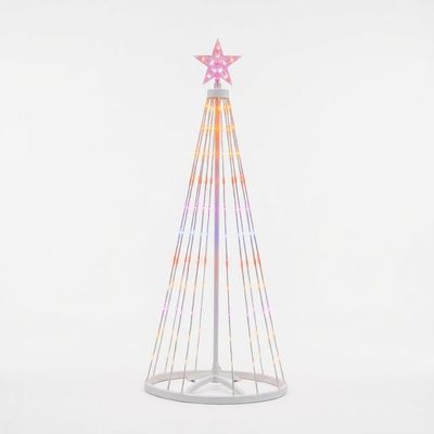 1.2m RGB LED Christmas Star Tree Light 118 LEDs with App & Controller 1.2m RGB LED Christmas Star Tree Light 118 LEDs with App & Controller