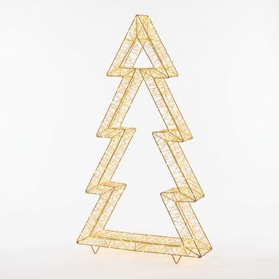 Gold Metal Christmas Tree Light 4800 Micro LEDs with Timer Gold Metal Christmas Tree Light 4800 Micro LEDs with Timer