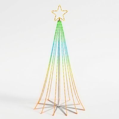 2.4m RGB LED Christmas Cone Tree Light 804 LEDs with App Control