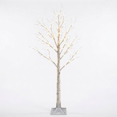 1.2m Light Up Birch Christmas Tree Indoor & Outdoor Decoration 1.2m Light Up Birch Christmas Tree Indoor & Outdoor Decoration