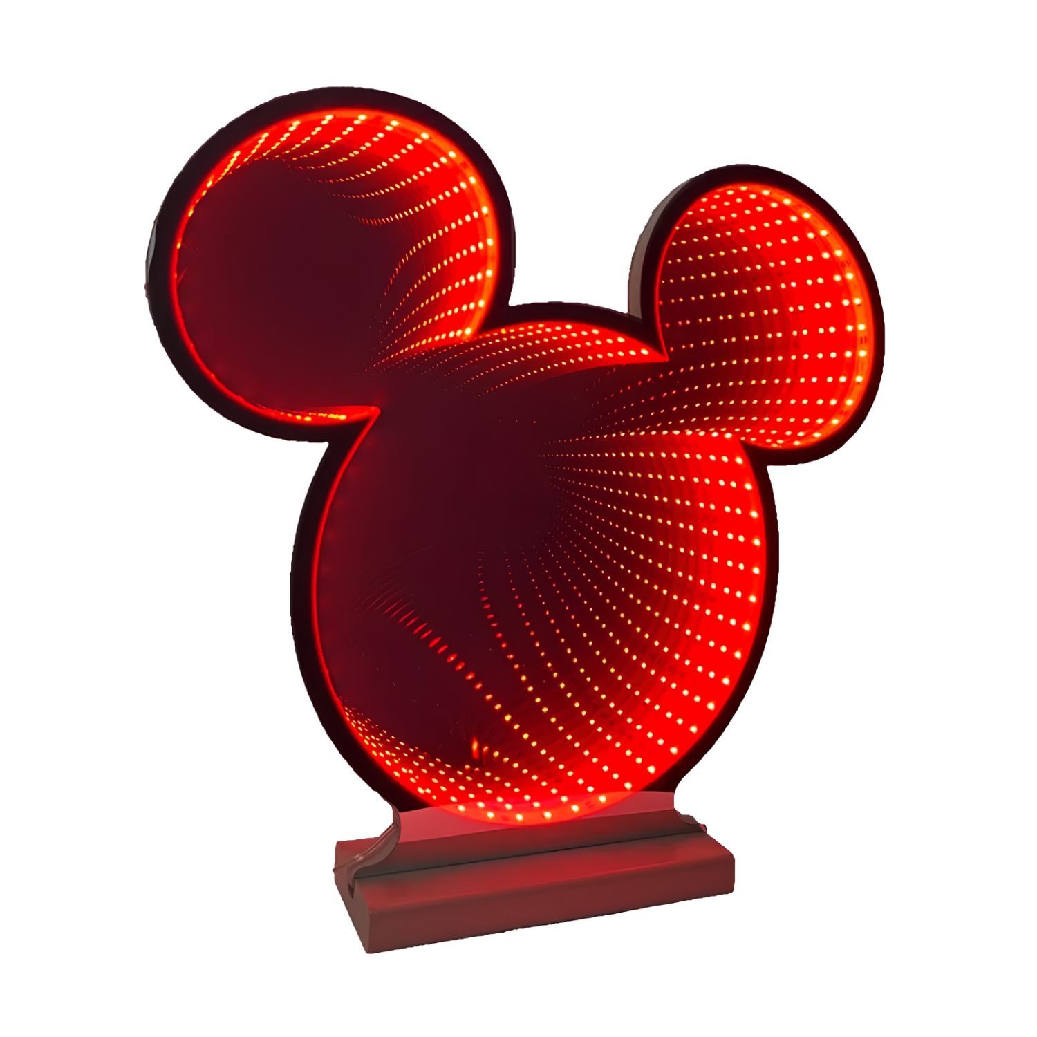 40cm Disney Red Mickey Mouse Ears LED Infinity Christmas Decoration 40cm Disney Red Mickey Mouse Ears LED Infinity Christmas Decoration