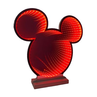 40cm Disney Red Mickey Mouse Ears LED Infinity Christmas Decoration 40cm Disney Red Mickey Mouse Ears LED Infinity Christmas Decoration
