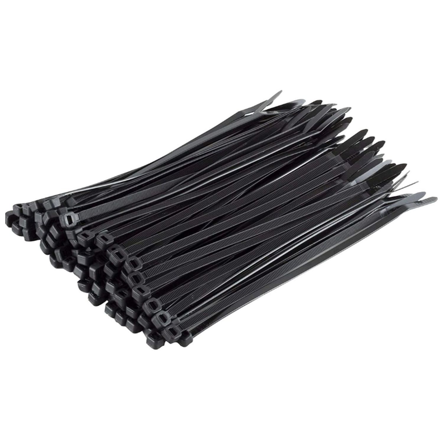 Black Extra Long Heavy Duty Cable Ties 550 x 7.6mm Zip Ties Pack of 100 Black Extra Long Heavy Duty Cable Ties 550 x 7.6mm Zip Ties Pack of 100