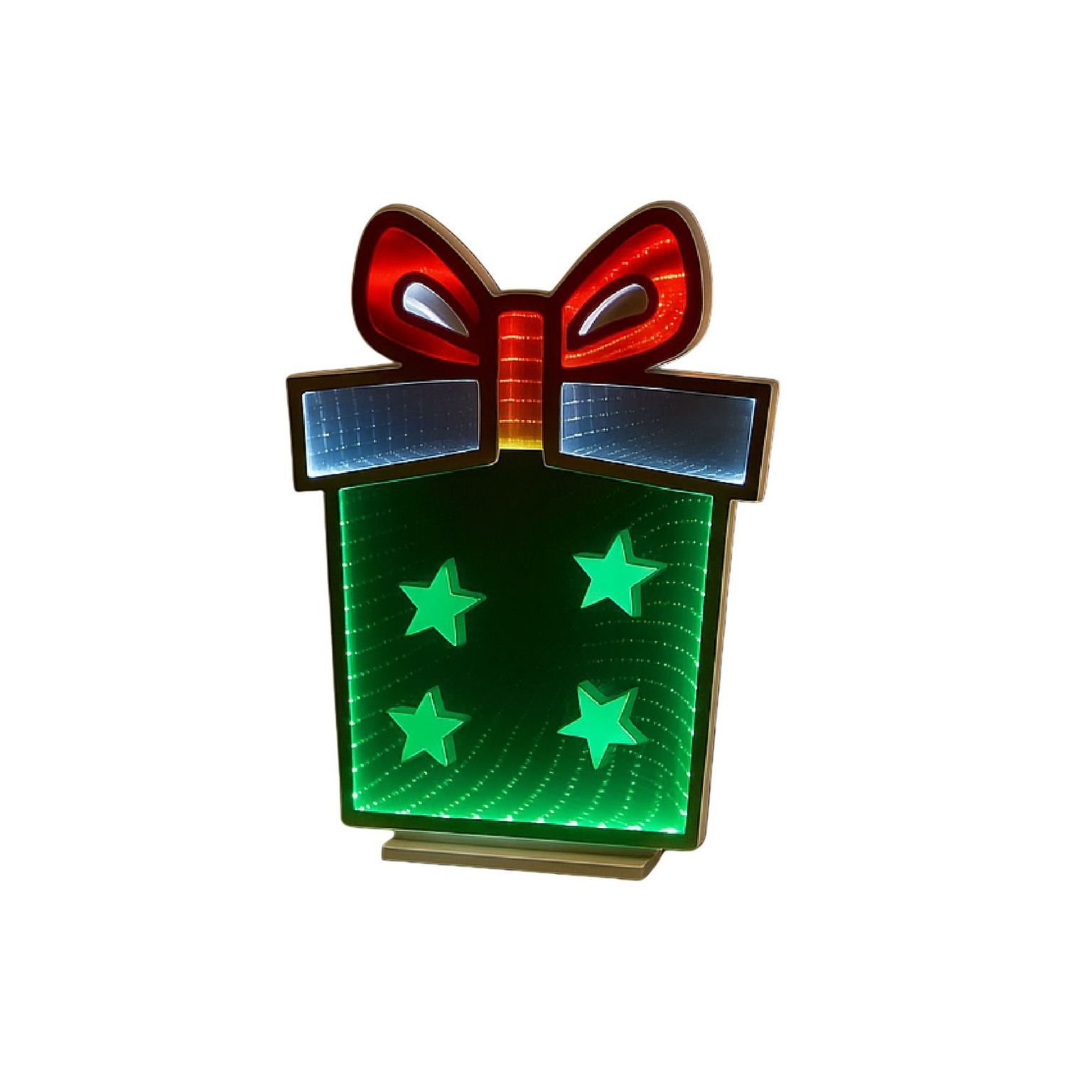 56.2cm LED Infinity Light Christmas Present Decoration