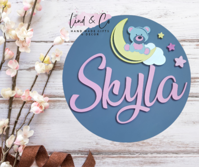 Round Name Boards
