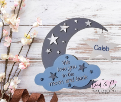 Moon &amp; Star Nursery Decor