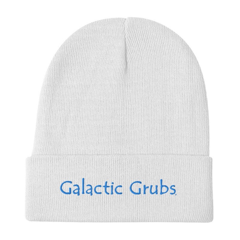 Embroidered Beanie Stocking Hat