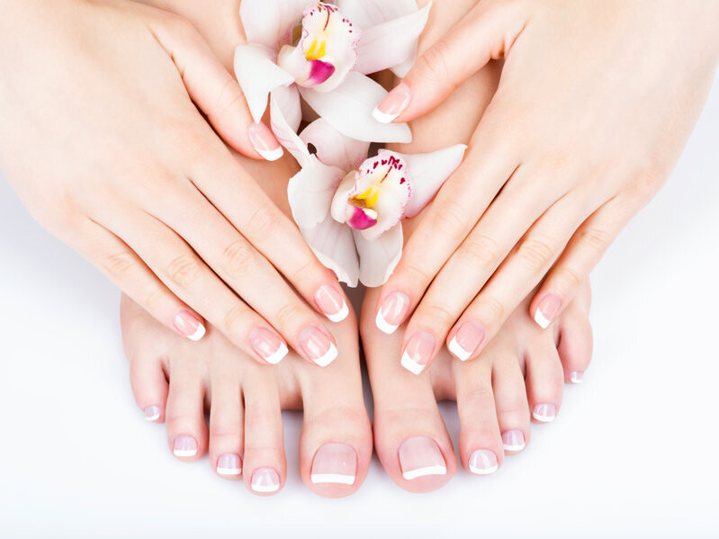 Fußnagelmodellage Gel pur