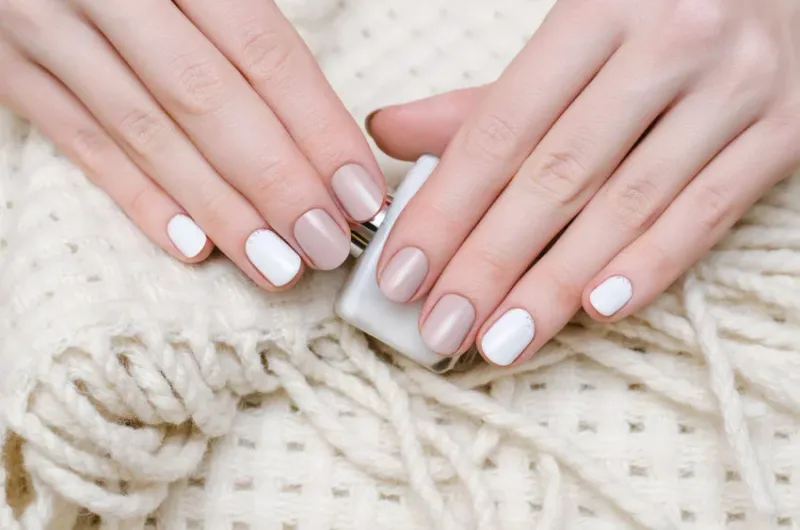 Naturnagelverlängerung Farbe