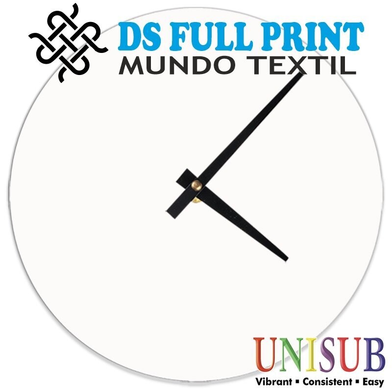 Reloj de aluminio para sublimación 20,6 cm Reloj de aluminio para sublimación 20,6 cm