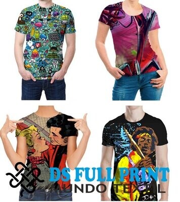 Camiseta Full Print Unisex personalizada