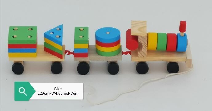 Geometric Puzzle Train