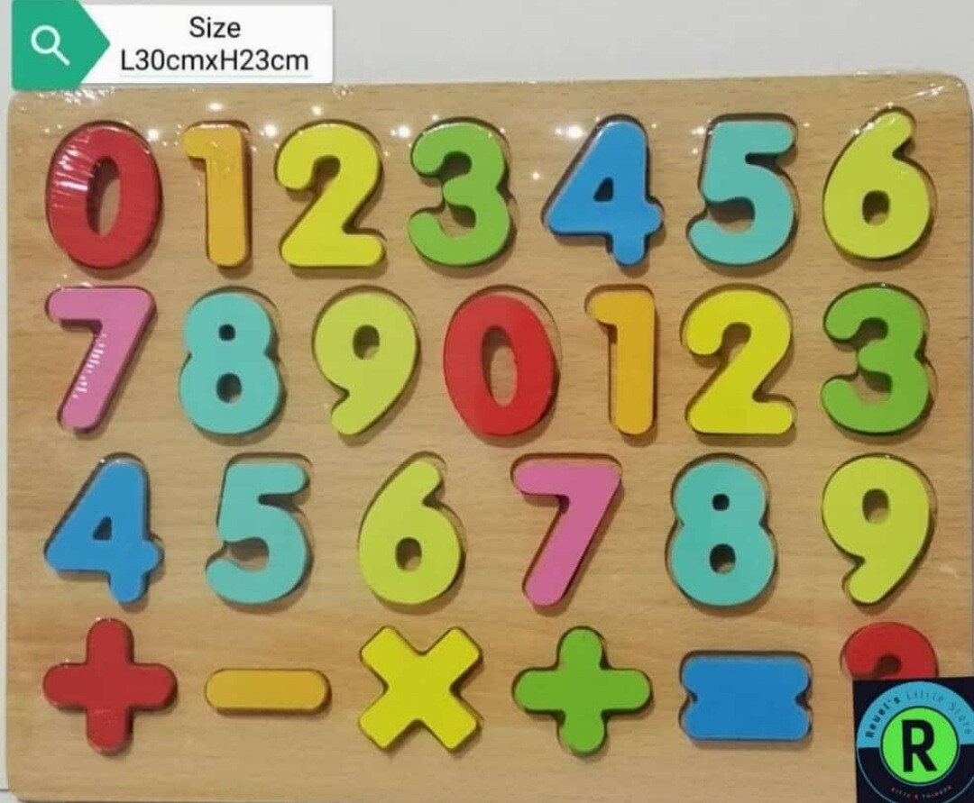 Wooden Number Puzzle