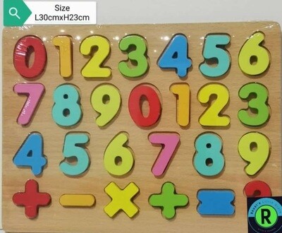 Wooden Number Puzzle
