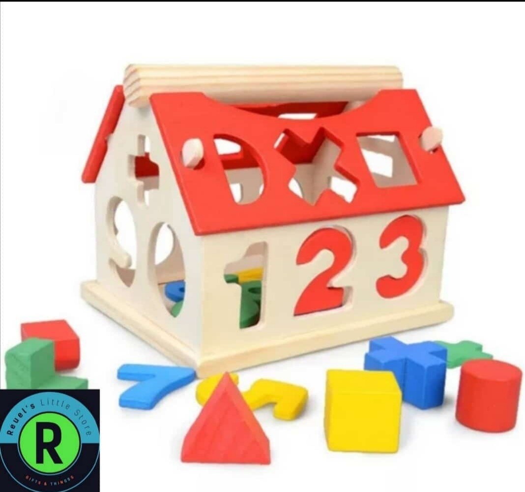 Wooden Shape Set (Intelligence House)