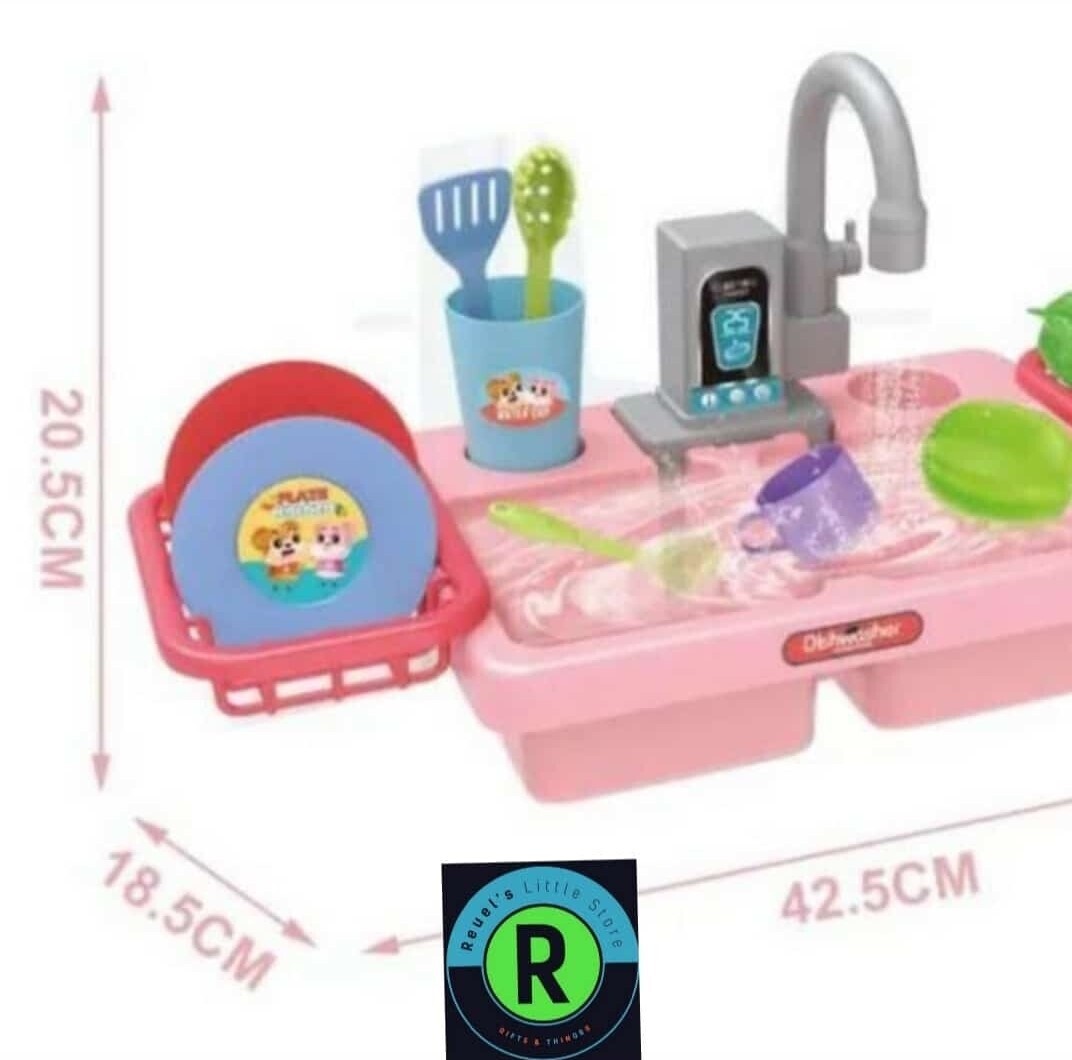 Electric dishwasher sink