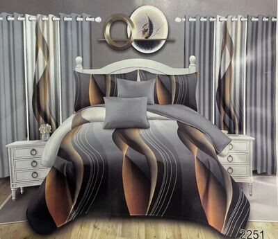 7 PIECE CURTAIN QUILT SET (Jack)
