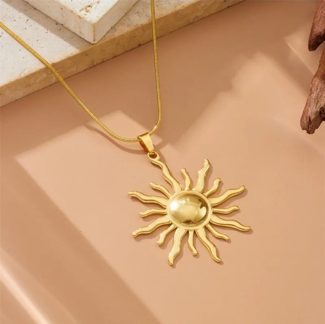 Colar Sol fino