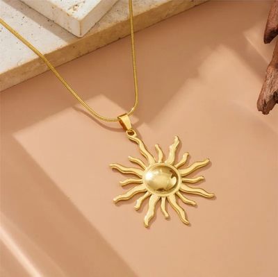 Colar Sol fino