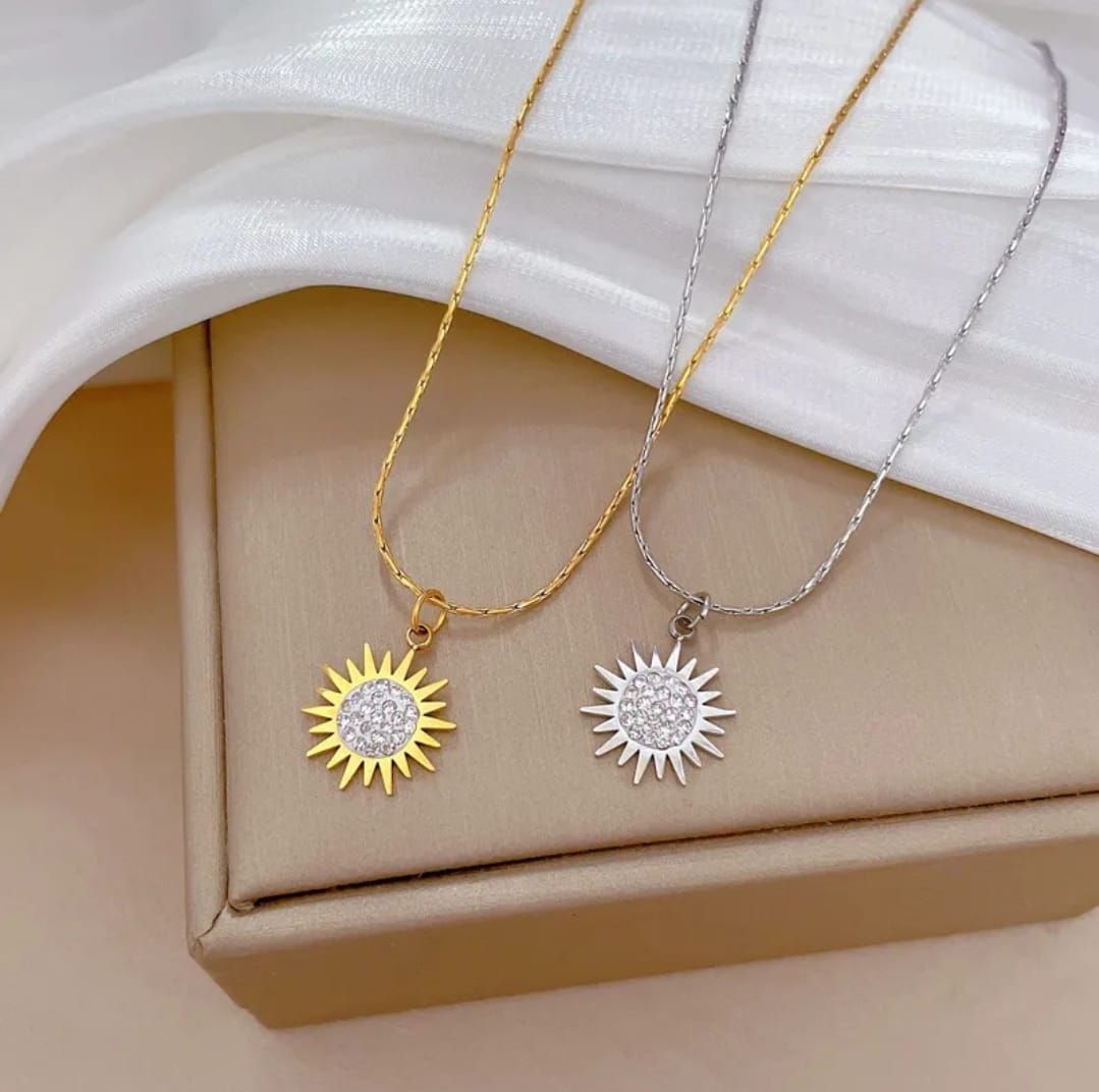 Colar Sol Zircônias