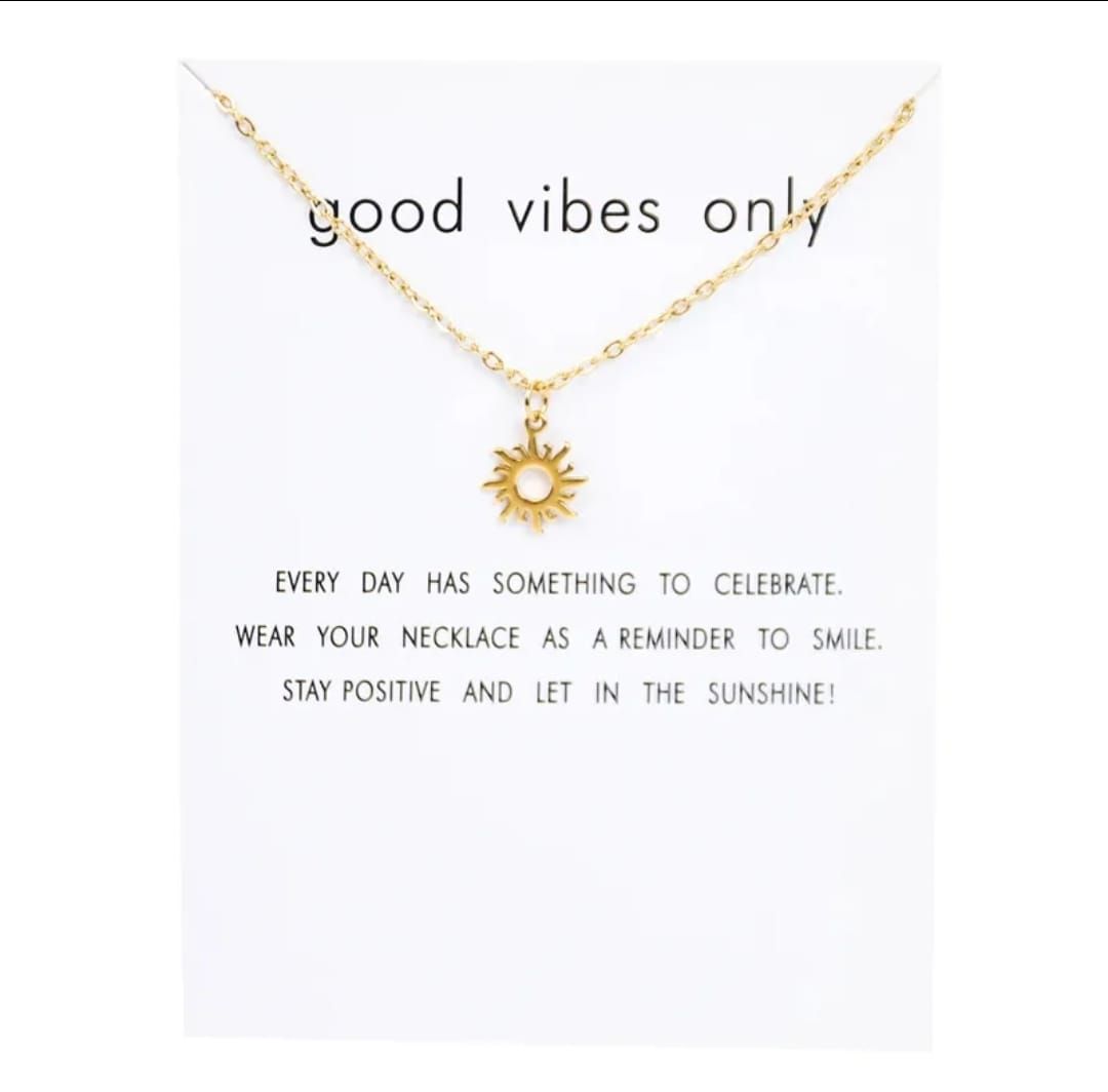 Colar Sol Good Vibes