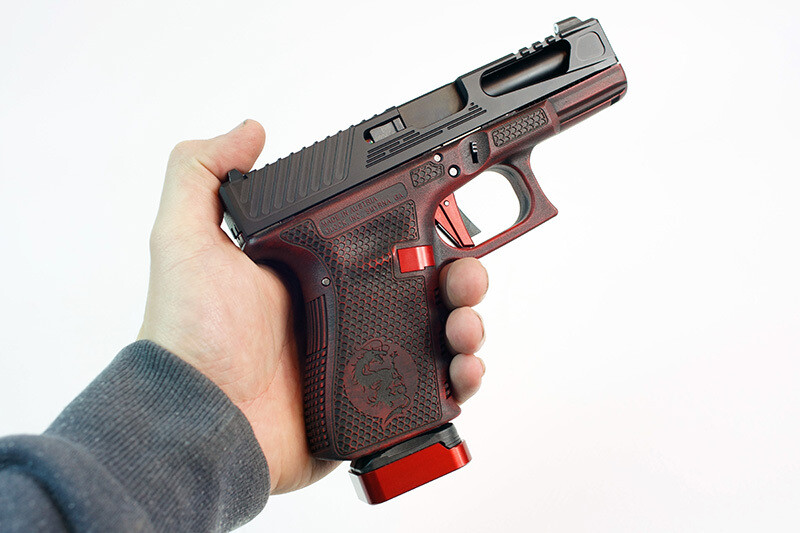 Glock Frame Laser Stippling