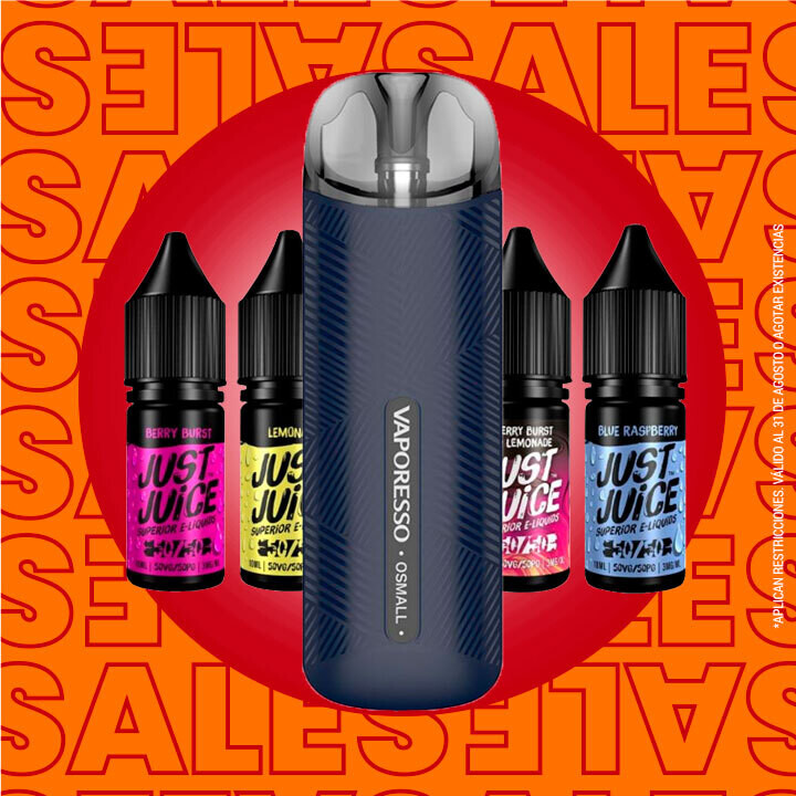 Osmall Vaporesso + Just Juice Nicsalt