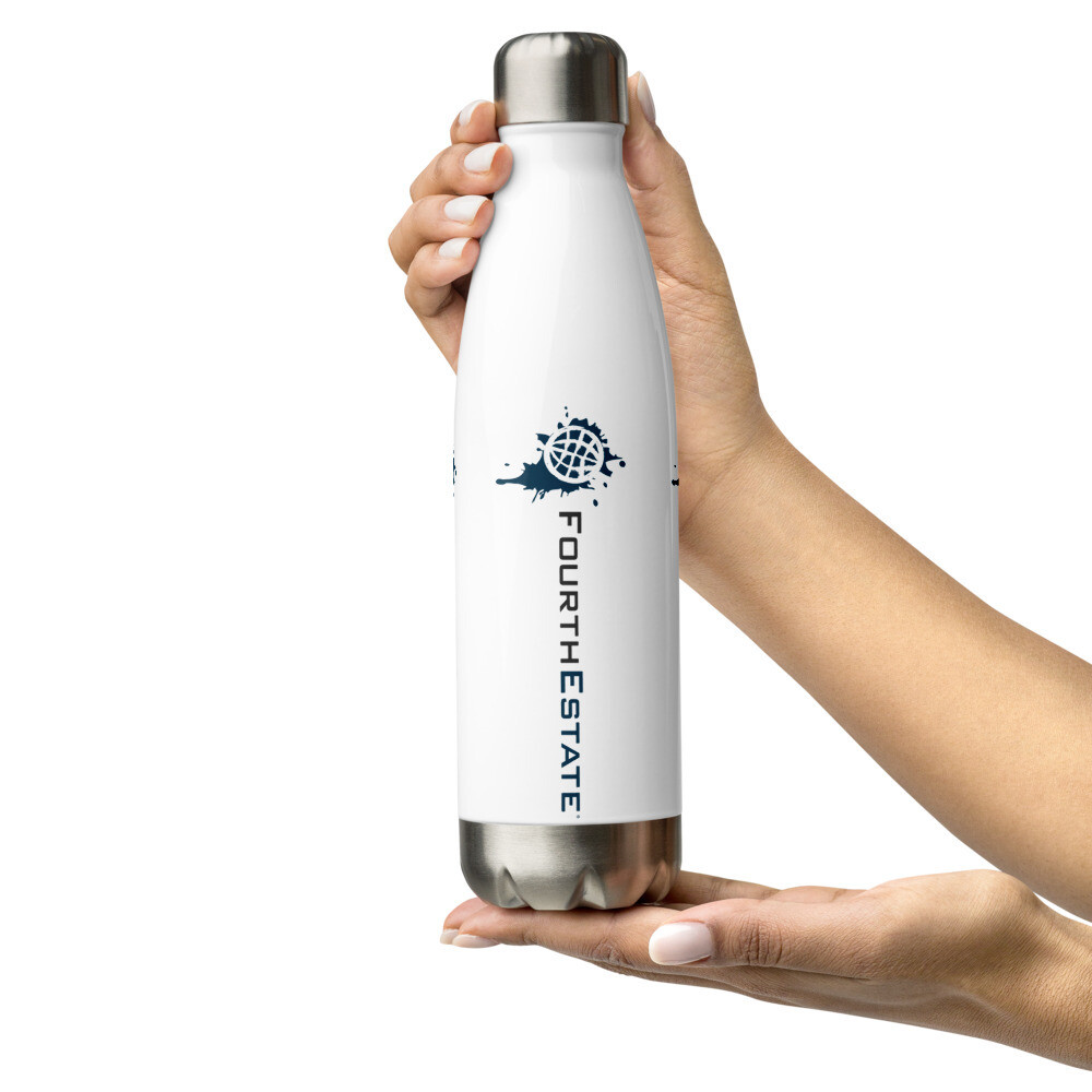 Fourth Estate®  Logo Stainless Steel Water Bottle
