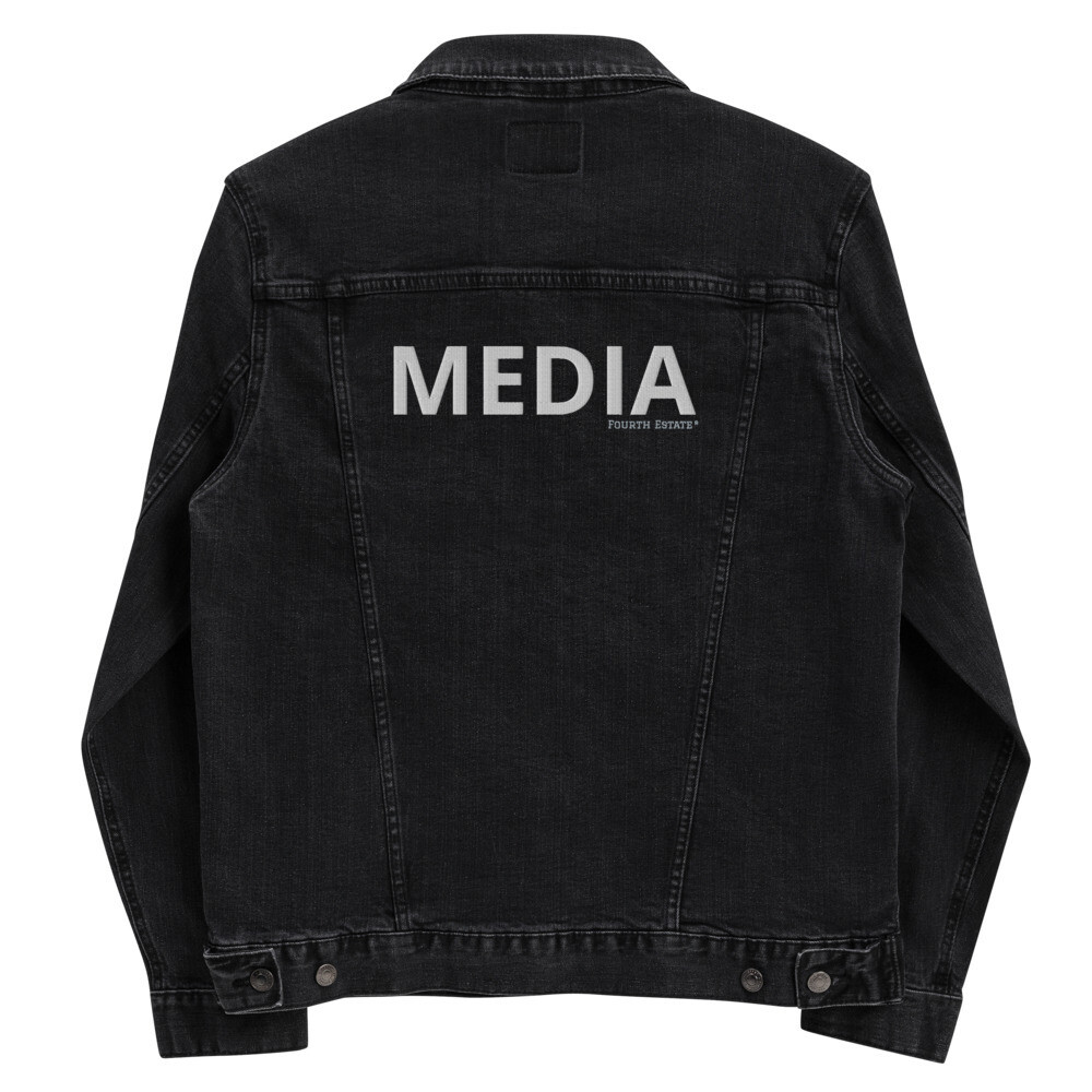 'MEDIA' unisex denim jacket