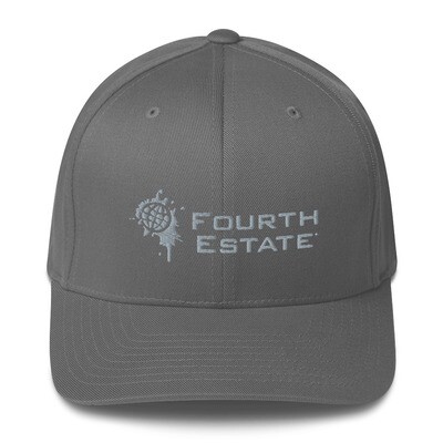 Fourth Estate® Logo Structured Twill Cap
