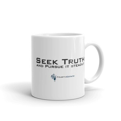 'Seek Truth' White Mug