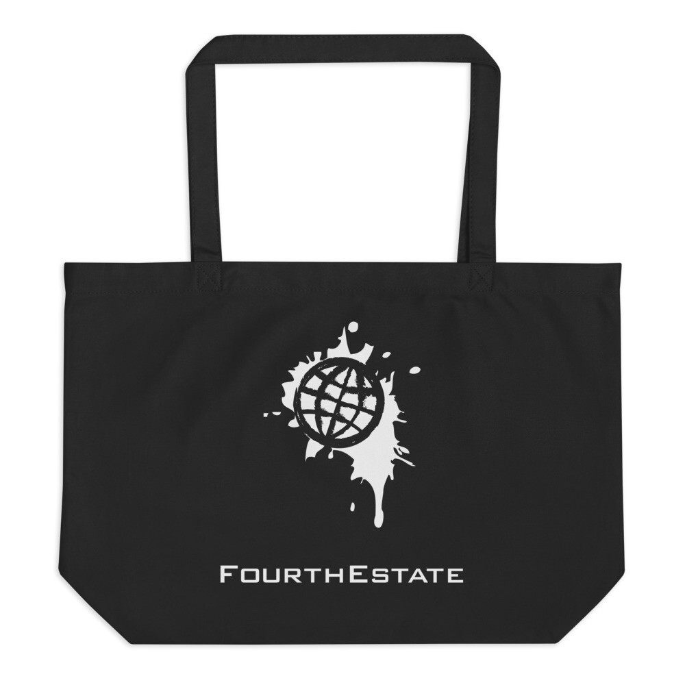 Fourth Estate Logo Jumbo Organic Tote Bag